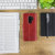 Samsung Galaxy S9 Plus Genuine Leather Wallet Case - Olixar Red 3