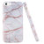Coque iPhone 5S / 5 / SE Marble – Grise / rose or 2