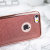 Rose Gold iPhone 5S Glitter Case - Olixar Hyper Protective Gel Design 6