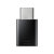 Offizieller Samsung Galaxy S9 Micro USB auf USB-C Adapter - Schwarz 4
