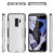 Ghostek Cloak 3 Samsung Galaxy S9 Plus Tough Case - Clear /  Silver 2
