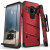 Funda Galaxy S9 Zizo Bolt Series con clip de cinturón - Rojo 2