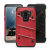 Funda Galaxy S9 Zizo Bolt Series con clip de cinturón - Rojo 3