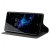 Roxfit Sony Xperia XZ2 Compact Slim Standing Book Case - Black 5