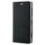 Roxfit Sony Xperia XZ2 Compact Slim Standing Book Case - Black/Silver 2