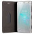 Roxfit Sony Xperia XZ2 Compact Slim Standing Book Case - Black/Silver 4