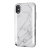 LuMee Duo iPhone X Double-Sided Lighting Case - White Marble 2