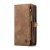 Luxury Samsung Galaxy S9 Leather-Style 3-in-1 Wallet Case - Tan 2