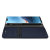 VRS Design Genuine Leather Diary LG G7 Wallet Case - Navy 3