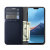 VRS Design Genuine Leather Diary LG G7 Wallet Case - Navy 4