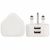 Core Dual Port USB iPad Mains Charger With Lightning Cable - White 2