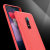 Coque OnePlus 6 Encase ultra-mince simili cuir – Rouge 2