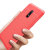 Coque OnePlus 6 Encase ultra-mince simili cuir – Rouge 4
