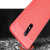OnePlus 6 Leather-Style Thin Skal - Röd 5