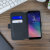 Samsung Galaxy A6 2018 Genuine Leather Wallet Case - Olixar - Black 4