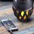 LED Flame Effect Waterproof Bluetooth Speaker Lantern - Black 3