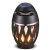 LED Flame Effect Waterproof Bluetooth Speaker Lantern - Black 4