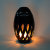 LED Flame Effect Waterproof Bluetooth Speaker Lantern - Black 8