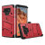 Zizo Bolt Series Note 9 Tough Case Hülle & Displayschutzfolie - Rot 2