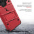 Zizo Bolt Series Note 9 Tough Case Hülle & Displayschutzfolie - Rot 6