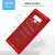 Samsung Note 9 Slim Case Olixar MeshTex  - Röd 4