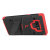 Zizo Bolt Samsung Note 9 Skal & bältesklämma - Svart / Röd 5