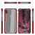 Coque iPhone XS Ghostek Cloak 4 – Coque robuste – Rouge / transparent 2