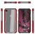 Ghostek Umhang 4 iPhone XR Strapazierfähige Hülle - Klar / Rot 2
