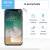 Olixar iPhone XS Max Displayschutzfolie 2-in-1 Packung 3