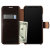 Housse iPhone XS VRS Design Dandy portefeuille simili cuir – Marron 2