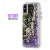 Coque iPhone XS Case-Mate Waterfall Glow Glitter – Lueur violette 2