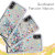 Zizo ZV Glitter Star Design iPhone XS Max Case - Silver 4
