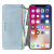 Krusell Broby Folio iPhone XS Slim 4 Card Wallet Case - Blue 2