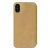 Krusell Broby 4 Card iPhone XS Slanke Portemonnee Case - Cognac 4