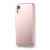 Moshi StealthCover iPhone XR Clear View Flip Case - Champagne Pink 3