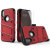 Zizo Bolt iPhone XS Tough Case & Screen Protector - Rood / Zwart 2