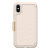 OtterBox Strada Folio iPhone XS Leather Wallet Case - Soft Opal 6
