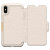 OtterBox Strada Folio iPhone XS Leather Wallet Case - Soft Opal 10