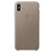 Official Apple iPhone XS Max Leather Case - Taupe 2