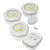 AGL Remote Controlled Wireless LED Lights - 3 Pack 2