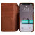 Vaja Wallet Agenda iPhone XS Max Premium Lederhülle - Tan 5
