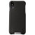 Coque iPhone XS Max Vaja Grip en cuir véritable haut de gamme – Noir 2