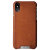 Vaja Grip iPhone XS Max Premium Leather Case - Tan 2
