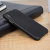 Coque iPhone XS Vaja Grip Slim en cuir véritable supérieur – Noir 5