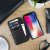 Vaja Wallet Agenda iPhone XS Premium Leer Case - Zwart 4