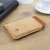 Vaja Wallet Agenda iPhone XS Premium Leather Case - Tan 7
