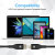 Câble USB-C vers Lightning Promate UniLink-LTC tressé – 1,2M – Noir 8