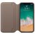 Official Apple iPhone XS Leather Folio Wallet Case - Taupe 3
