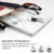 ESR iPad Pro 11 Faltbarer Ständer Smart Hülle - Weißer Marmor 8