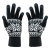 SmartTips Premium Unisex Touchscreen Gloves - Black 2